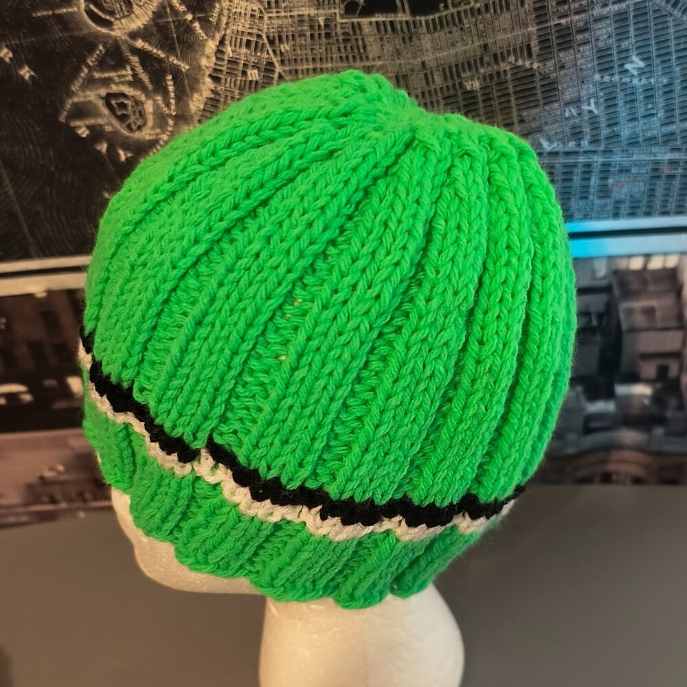 beanie hat crochet handmade one size